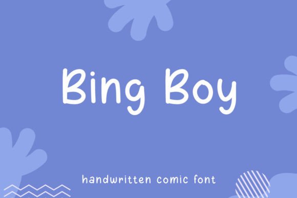 Bing Boy: The Handwritten Font for Bold Creativity