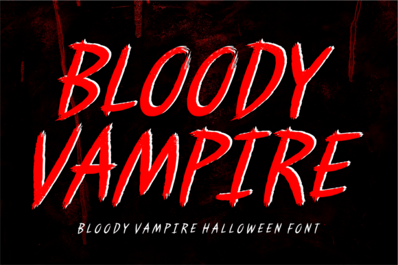 Bloody Vampire: The Ultimate Spooky Font for Halloween