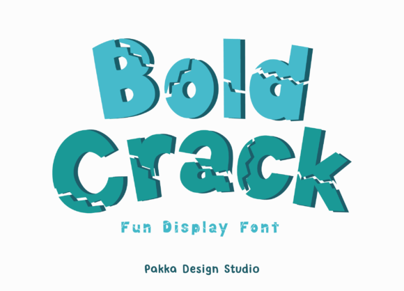 Bold Crack: The Edgy Font for Tough Designs