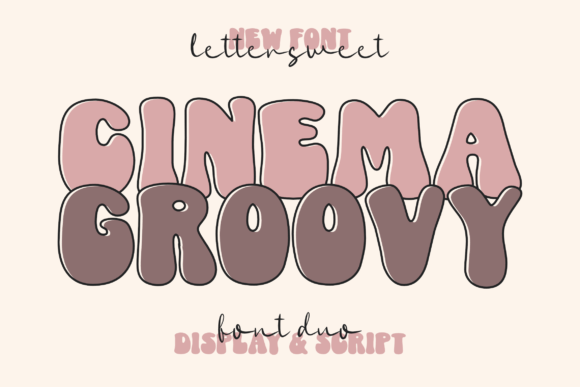 Cinema Groovy: A Playful Retro Font for Modern Design