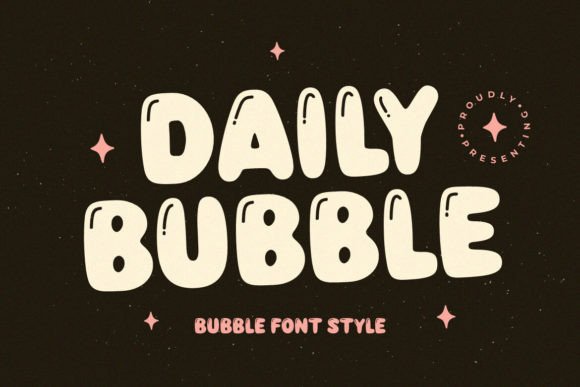 Daily Bubble: A Versatile Retro-Modern Typeface for Branding and Design
