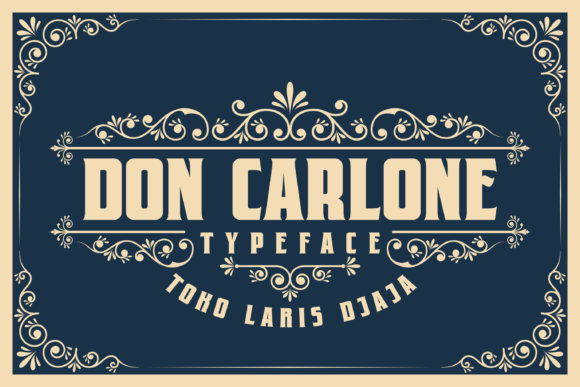 Don Carlone: A Bold Vintage Typeface for Modern Creative Projects