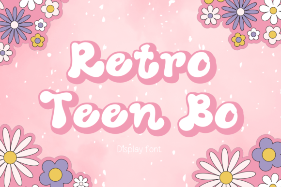Retro Teen Bo: A Playful Display Font for Bold Brands