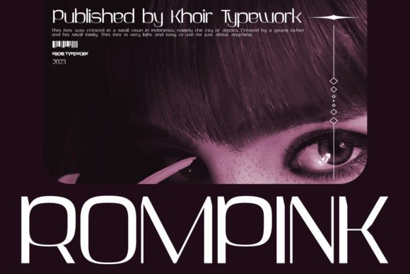 Rompink: The Retro-Futuristic Font Bridging Robot Design and Modern Digital Trends