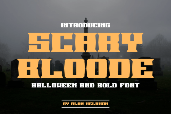 Scary Bloode: A Unique Font for Bold Designs