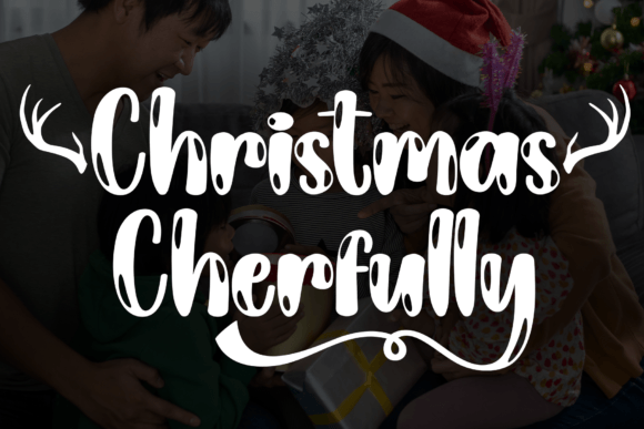 Strategic Typography: Leveraging Christmas Cherfully for Impactful Holiday Branding